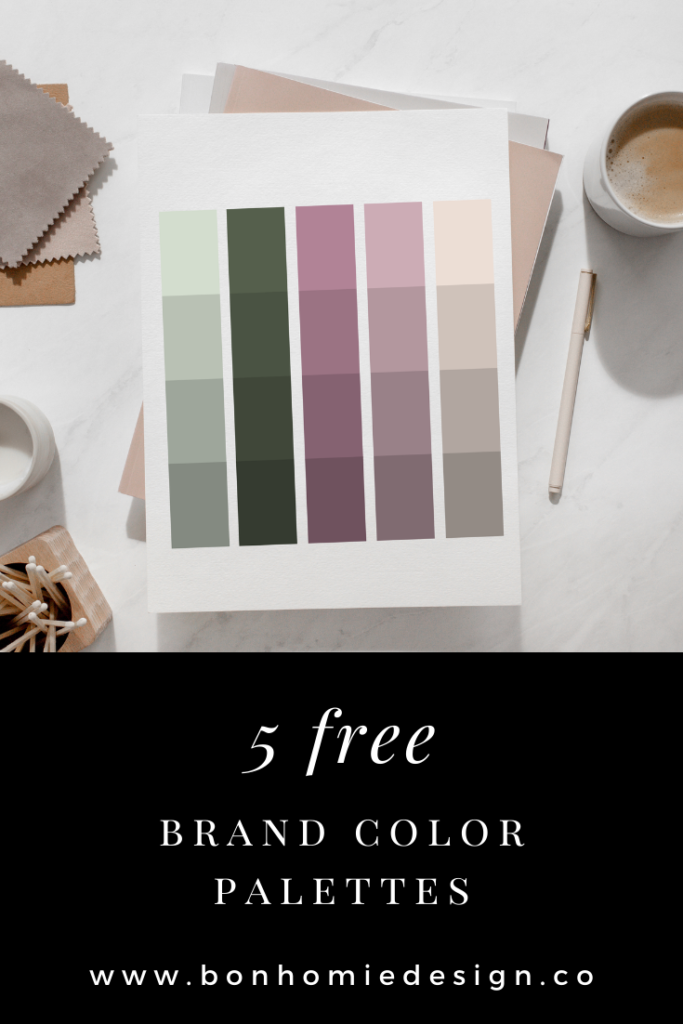 free color palettes for your brand